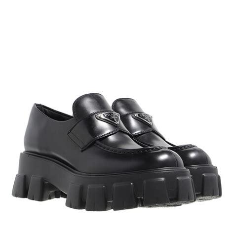 prada mocassin|platform loafers Prada.